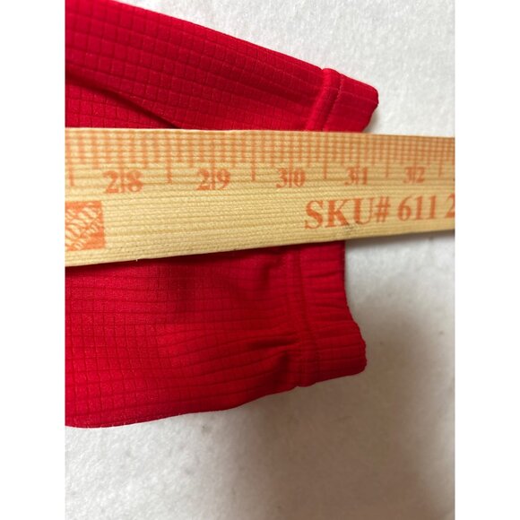 LG Edge 2 Red Jersey L/G 100% Polyester Half-Zip Long Sleeve Cycling Top - Picture 10 of 13